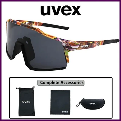 Gafas de sol deportivas UVEX para hombres mujeres jóvenes rosas protección UV Foto 1 de 4