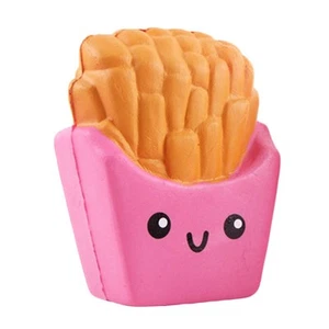 Jouet à presser mini frites en forme anti-stress augmentation lente crème parfum - Photo 1/7