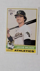 Topps Heritage 2025 - Jacob Wilson #15 (RC) - Imagen 1 de 3