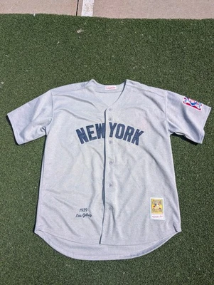 Lou Gehrig # 4 1939 New York Yankees MLB Jersey Size 48 - Image 1 of 4