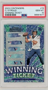 CJ Stroud - 2023 Panini Contenders #19 Winning Ticket Rookie RC PSA 10 Texans - Bild 1 von 2