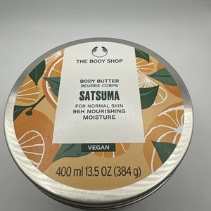 The Body Shop SATSUMA Body Butter Cream Lotion JUMBO SIZE 13.5 oz / 400 ml NEW - Picture 1 of 2