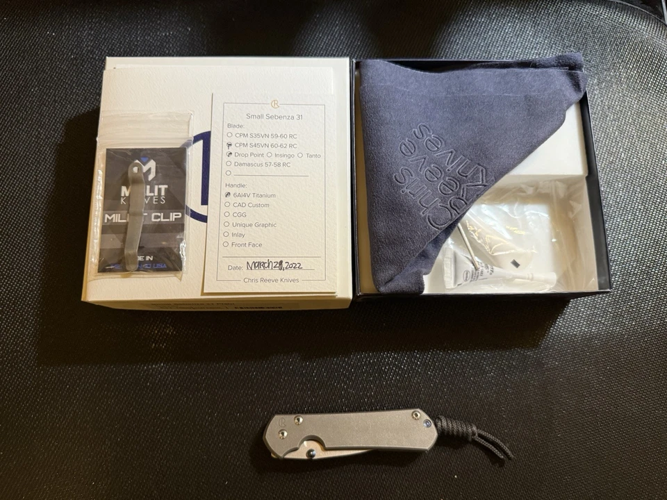 Cuchillos pequeños Chris Reeve Sebenza 31 Foto 1 de 4