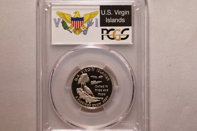 2009-S U.S. VIRGIN ISLANDS TERRITORY QUARTER GRADED PCGS PR70DCAM - Image 1 of 4