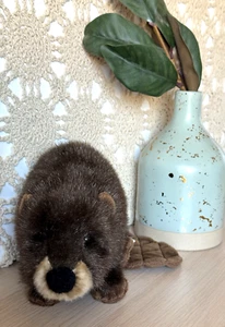 Douglas Cuddle Toys Plush Brown Beaver 15" Stuffed Animal Toy #1825 2014 - Picture 1 of 13