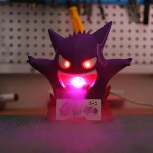 Gastly 3D Printed Pokemon Luminous New Ver Humidifier Cool Desk Decor Handmade - Picture 1 of 13