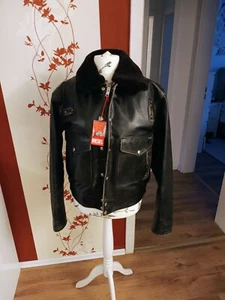 Klassische Herren Diesel Jacke MUDS - Neu - 100% Kalbsleder - Größe: M/XL - Bild 1 von 10