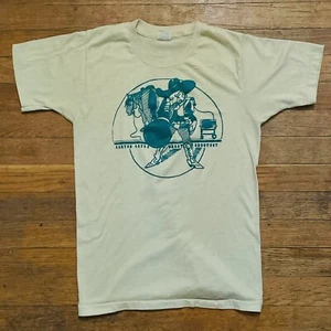 Vintage Carter Caves Great Shootout T-Shirt Kids Small Cream Kentucky Park 80s - Picture 1 of 7