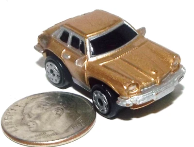 Small Micro Machine Plastic Jaguar XJS Sports Car in Bronze (Color) Very Good - Image 1 of 3