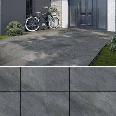 Terrassenplatte Feinsteinzeug  "Stonehenge DarkGrey" 59,3x59,3x 2cm Gehwegplatte - Bild 1 von 4