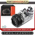AC Compressor with Clutch for Ford Focus 2014-2018 L4 2.0L w/ 6SBH14C Compressor