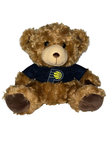 Forever Collectibles Indiana Pacers Bear Brown Pacers Logo Shirt NBA 11" Plush Cover
