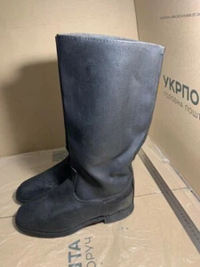 Soviet Russian Soldier Boots Sapogi Kersey Military Army Uniform 44 USSR - Picture 1 of 9