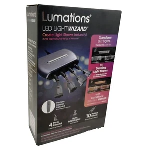 Lumations LED Light Wizard 4 Ports Light Show with Remote Control 10 Effects - Picture 1 of 7