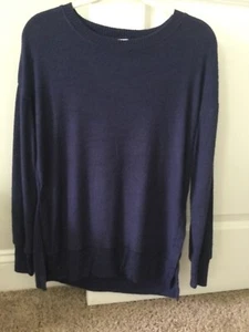 NWT Womens Belks Moondance Navy Blue Sweater Sz SM - Picture 1 of 2