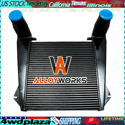 Black Charge Air Cooler Fits 1985-2002 Peterbilt 357 375 377 378 379 359 362 Foto 1 de 4