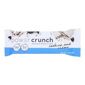 Power Crunch Bar - Cookies and Cream - Case of 12 - 1.4 oz - Picture 1 of 2