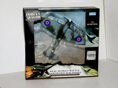 SPITFIRE RAF No.64 Sqn D. Kingaby ENGLAND 1942 FORCES OF VALOR 85550 1:72 - Image 1 of 4