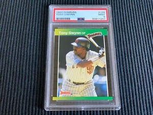 1989 DONRUSS #128 TONY GWYNN  *BASE PSA 9 MINT*  SAN DIEGO PADRES