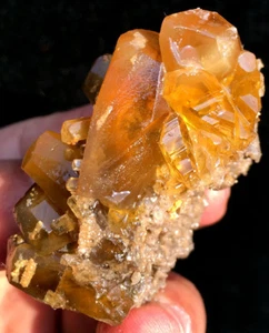 98g WOW! RAW Complete Natural Yellow Barite Crystal Cluster Specimen ip1211 - Picture 1 of 12