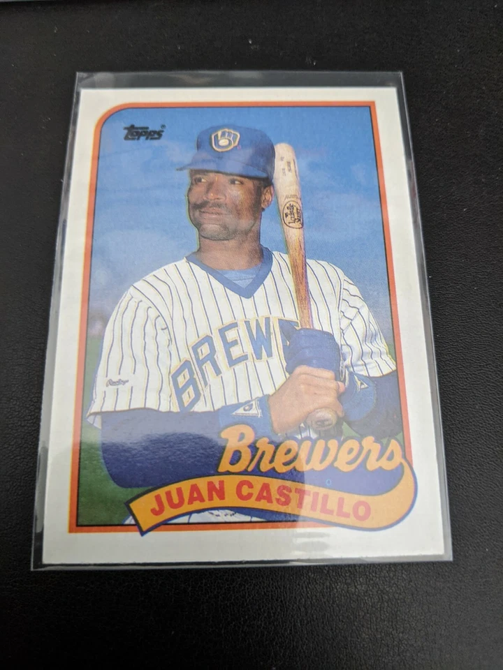 1989 Topps #538 Juan Castillo Brewers Baseball Card Fresh MINT - Image 1 of 2