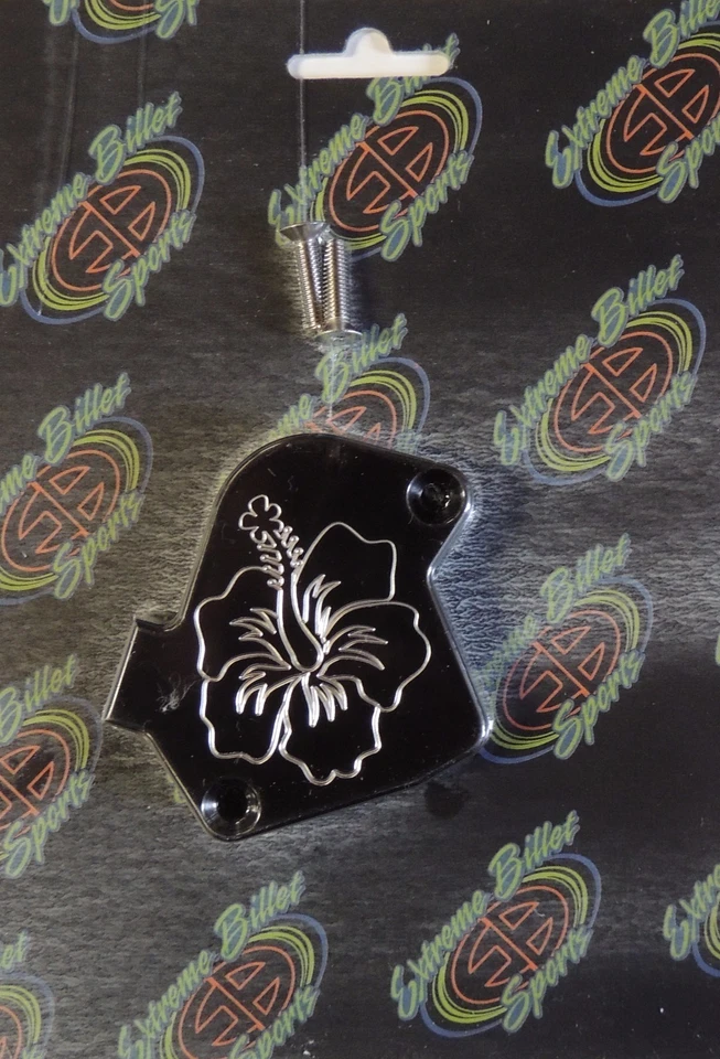 YAMAHA RAPTOR 50 80 90 SUZUKI QUADSPORT ГИБИСКУС ЧЕРНЫЙ АЛЮМИНИЕВЫЙ ЧЕХОЛ ДРОССЕЛЬНОЙ ЗАСЛОНКИ - Изображение 1 из 1