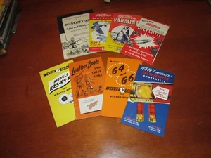 Lotto WESTERN, WINCHESTER, Shot Shells, brochure + RED WING WEAVER vintage anni '50 - Foto 1 di 9