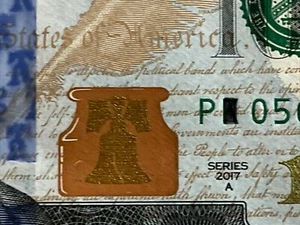 Un billete de $100 - 2017 UN BILLETE DE CIEN DÓLARES CU / UNC "GEMAS" DE LA PILA BEP - LADRILLO - Imagen 1 de 6