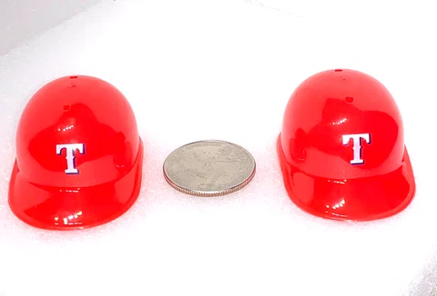 Lot of 2 Texas Rangers Vintage 1980's Mini MLB Baseball Gumball Helmets New! Cover