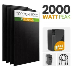 Tepto 2000W Balkonkraftwerk MaxPower mit 2,56 kWh Speicher - Bild 1 von 5