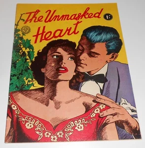 THE UNMASKED HEART no.1 Horwitz Romance 1957 NURSE HELEN GRANT super-rare AUS ED - Picture 1 of 9