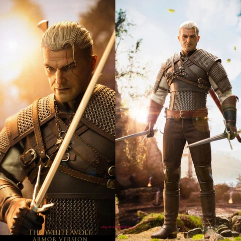 🔥 MTTOYS WHITE WOLF ARMOR VERSION 12" 1/6 FIGURE THE WITCHER GERALT MT-006 Cover