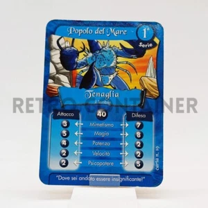 GORMITI Vintage Battle Cards - Card 1 Prima Serie - 19 Tenaglia il Terribile - Picture 1 of 1
