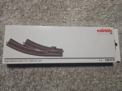 Märklin 24672 Switch Track Right C Track - Image 1 of 3
