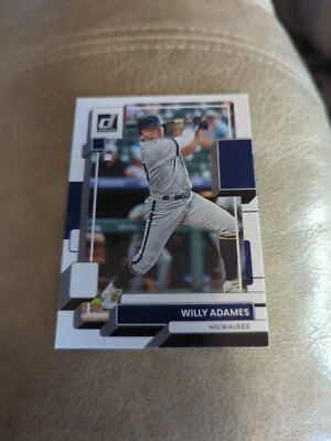 2022 Donruss Baseball Base #139 Willy Adames - Milwaukee Brewers MLB - Image 1 of 2