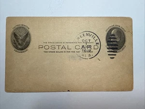 1908 Bank Of Greenville Alabama Postcard Receipt  - Picture 1 of 2