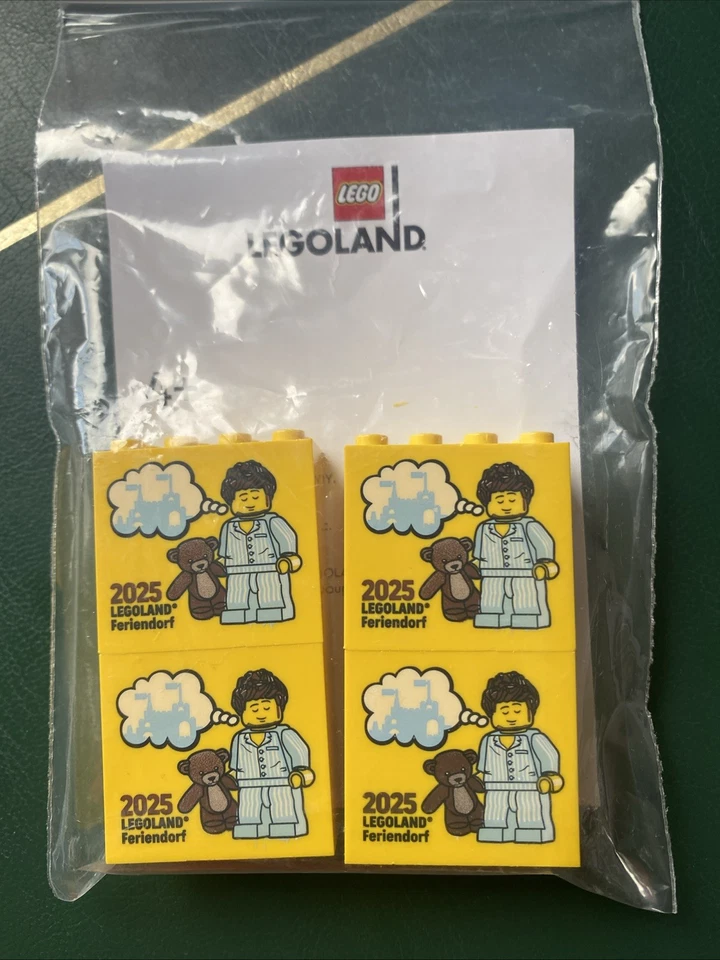 LEGOLAND  FERIENDORF  2025  SAMMELSTEIN - NEU In OVP - 4 Stück - Bild 1 von 1