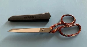 GINGHER “Rosemarie” Retired Designer Series 8” Dressmaker’s Scissors - Picture 1 of 9