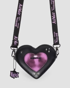 Dr. Martens BRATZ Micro Heart Bag 42384001 KIEV ARCADIA BLACK BRATZ PURPLE - Picture 1 of 8