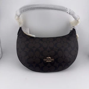 Borsa a tracolla Coach Payton CE620 nera/marrone - nuova - senza sacchetto antipolvere - Foto 1 di 6