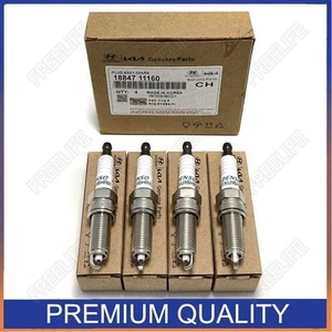Juego de 4 bujías dobles de iridio 18847-11160 para Hyundai Sonata 2011~17 y Kia K5 - Imagen 1 de 1
