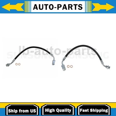 Kit dianteiro mangueira hidráulica freio para 1986 1987 1988 1989 Nissan D21 2.4L 4WD 2x - Imagem 1 de 4