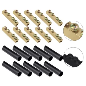 6080A Copper Pillar Connectors 10pcs Wiring Kit for Electrical Projects - Afbeelding 1 van 23
