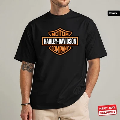 Harley Davidson Shirt Motorcycles Premium Unisex Heavy Cotton Biker Shirt S–5XL - image 1 of 4