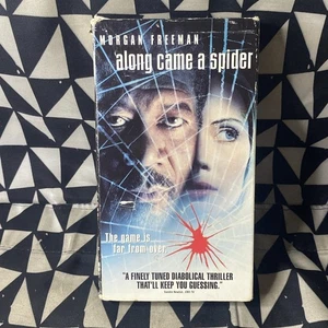 Along Came a Spider VHS 2001 Morgan Freeman  - Former Blockbuster Rental - Picture 1 of 15
