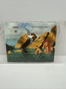 Walt Disney Collectible Postage Stamps Ariel Dominica Little Mermaid Society vtg - Picture 1 of 3