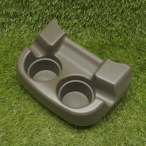 99-04 Ford Excursion F250 Front Center Console Front Cup Holder Tan Brown Deep - Picture 1 of 8