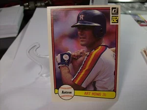 1982 Donruss Baseball #92 - Art Howe - Houston Astros 82-219 - Picture 1 of 2
