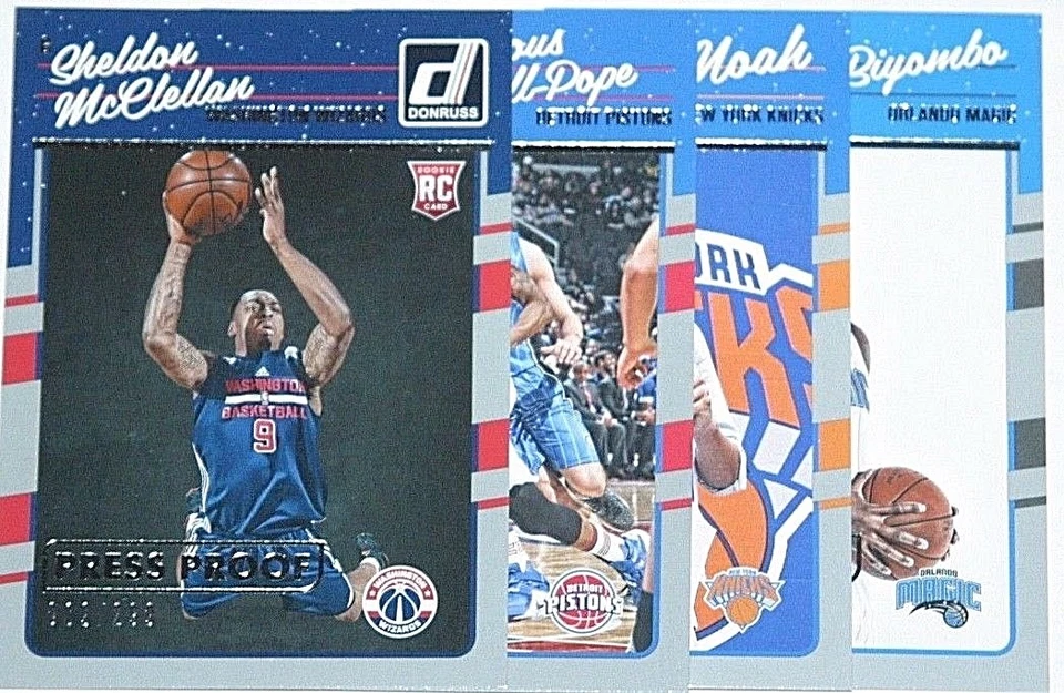 2016-17 Donruss Basketball Press Proofs /299. Pick From Drop Menu - Image 1 of 1