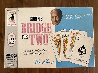 1964 Vintage Goren’s Bridge For Two by Milton Bradley No. 4401 - Complete - Image 1 of 4